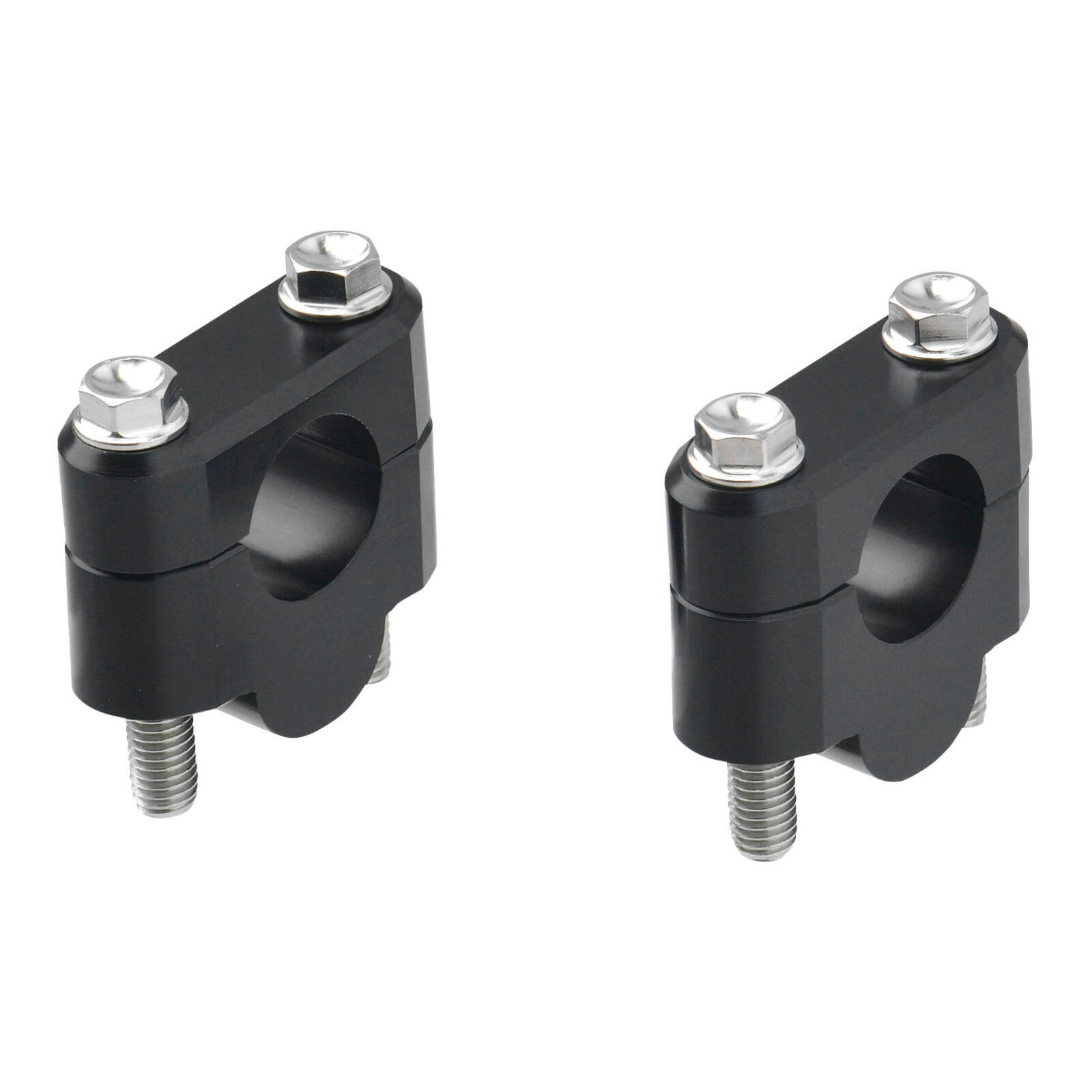 Zeta Bar Rise Kit - Height 19mm, 22.2mm Bar - Black - Image 1