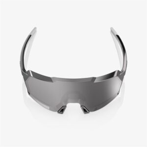 100% Korbin Gloss Black Chrome Sunglasses HiPER Silver Mirror Lens - Image 4