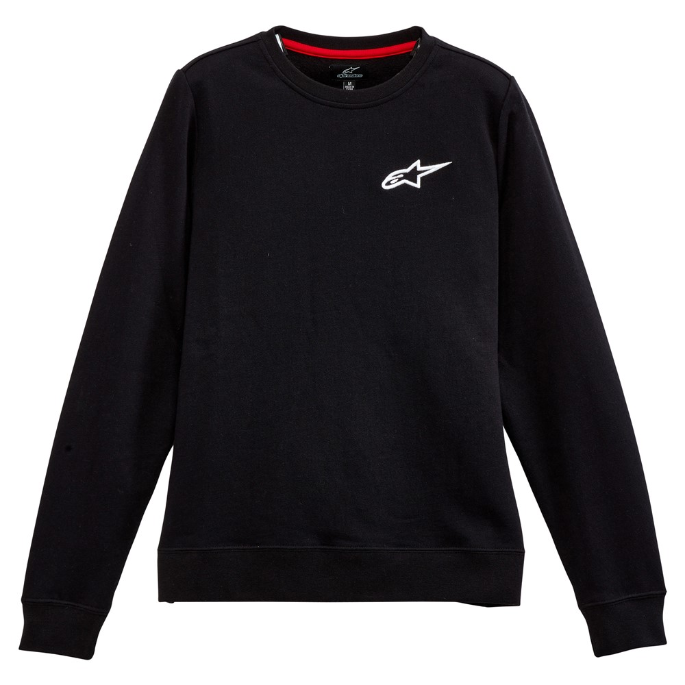 Alpinestars Womens Ageless Chest Crew Fleece Black