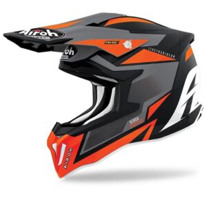 Airoh Strycker Axe Motocross Helmet Orange Matt - Image 1