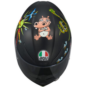 AGV K1 Road Helmet Zoo Matte Black - Image 5