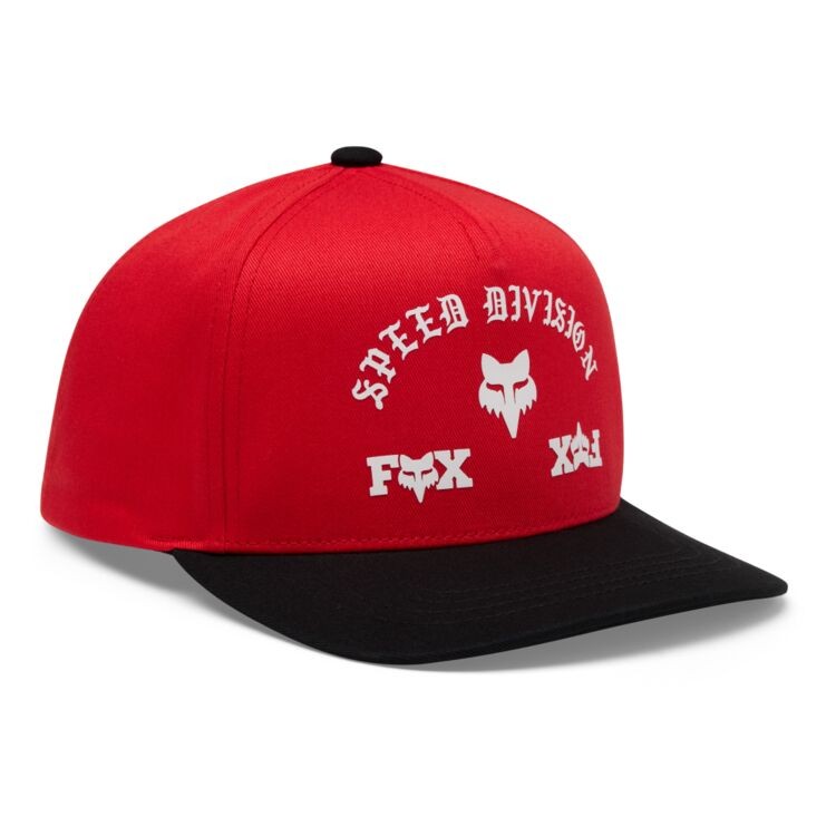 Fox Icon Snapback Hat Youth Red