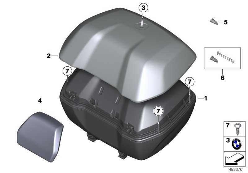 Top Case 49 Litre BMW S1000XR 77438551996 (Only)