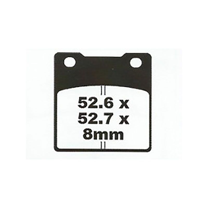 PREMIER BRAKE PADS SEMI SINTERED STREET