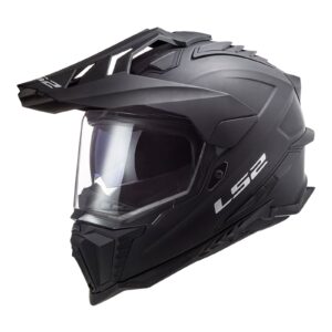 Adventure Helmet LS2 MX701 Explorer HPFC Solid Mat Black - Image 2