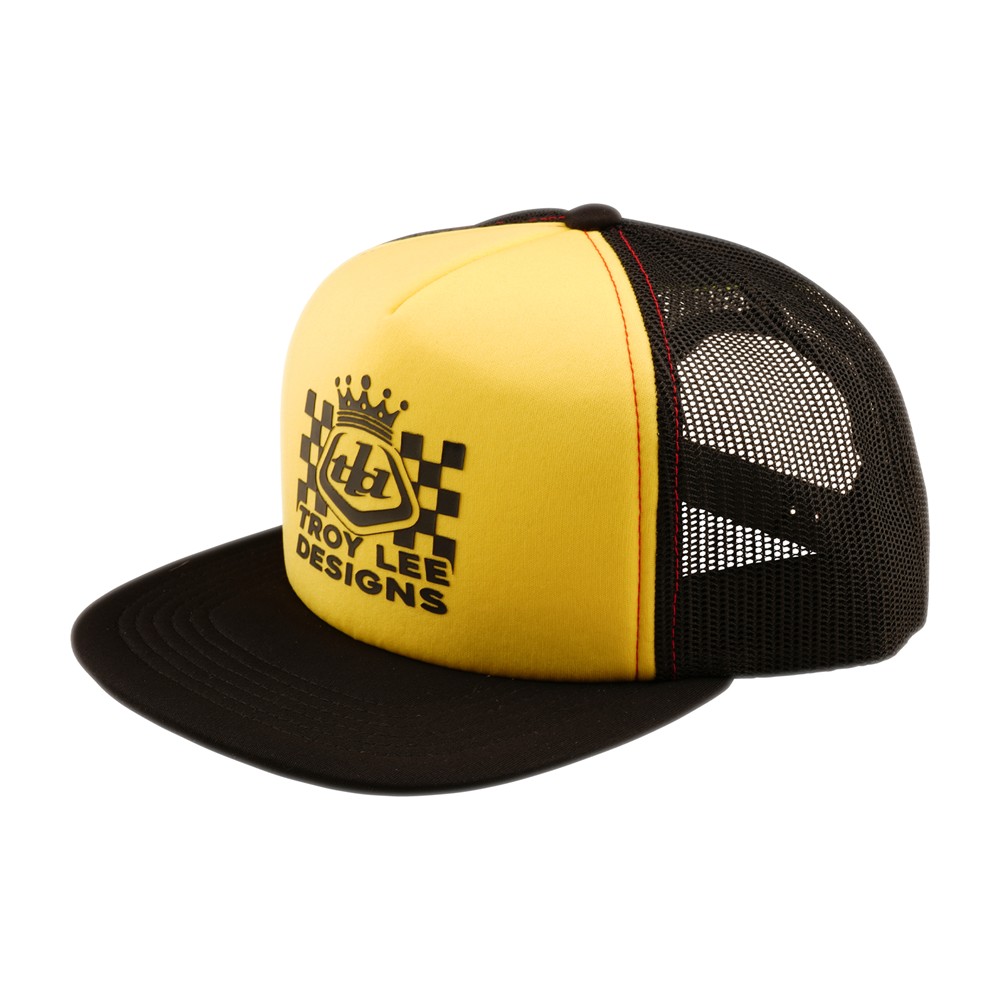 Troy Lee Designs Friday Night Trucker Snapback Black/Gold