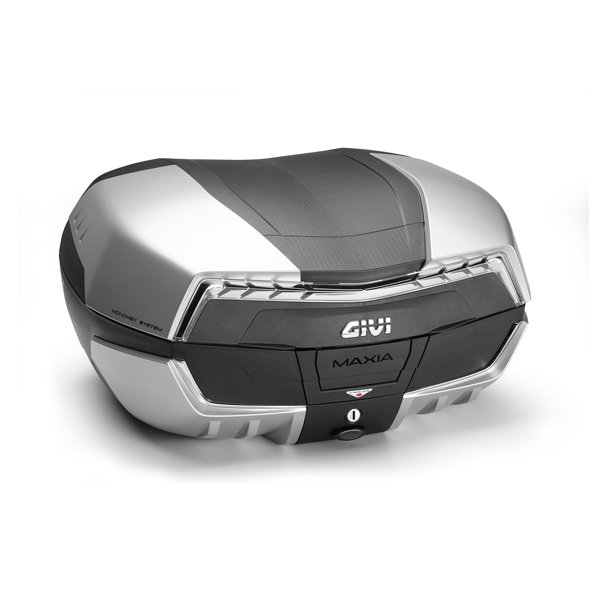 MONOKEY TOP BOX 58LT MAXIA 5 BLACK/SILVER TECH REFLECTORS