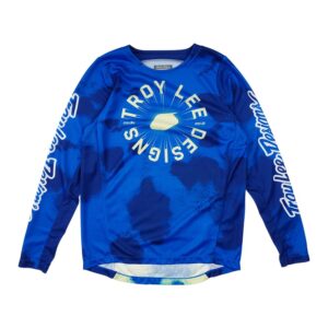 Troy Lee Designs GP Pro Arrival Motocross Jersey Youth Blue - Image 1