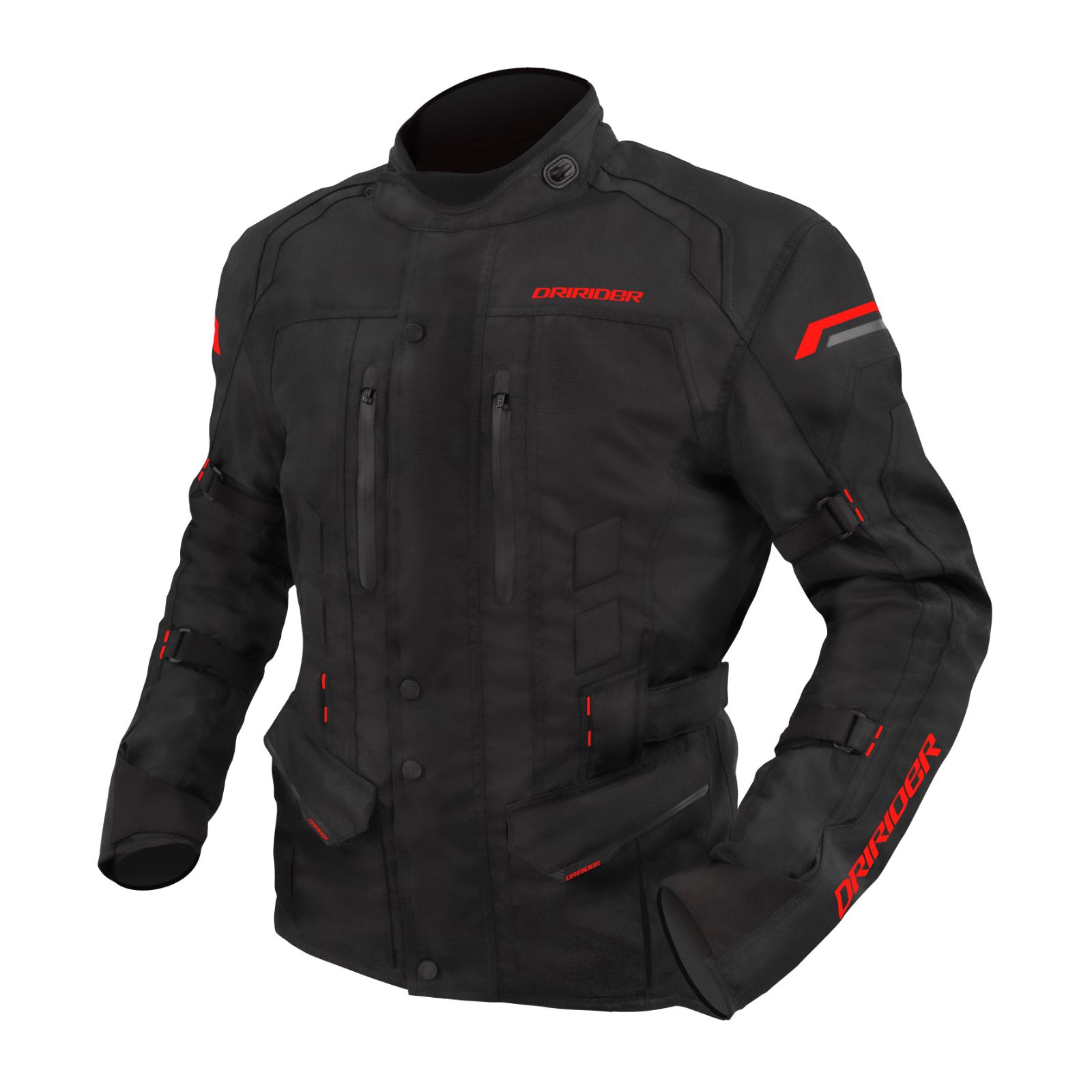 Dririder Compass 4 Road Jacket Black/Red - Image 1