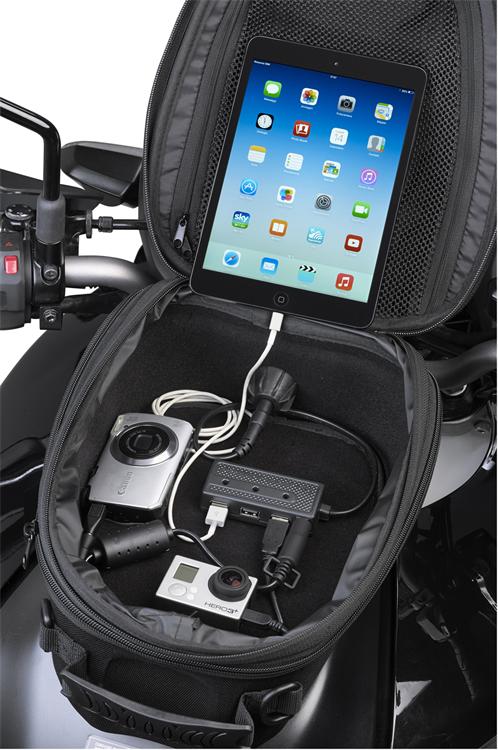 POWER HUB INSIDE TANK BAG WITH USB PORTS - COMBINE WITH S110