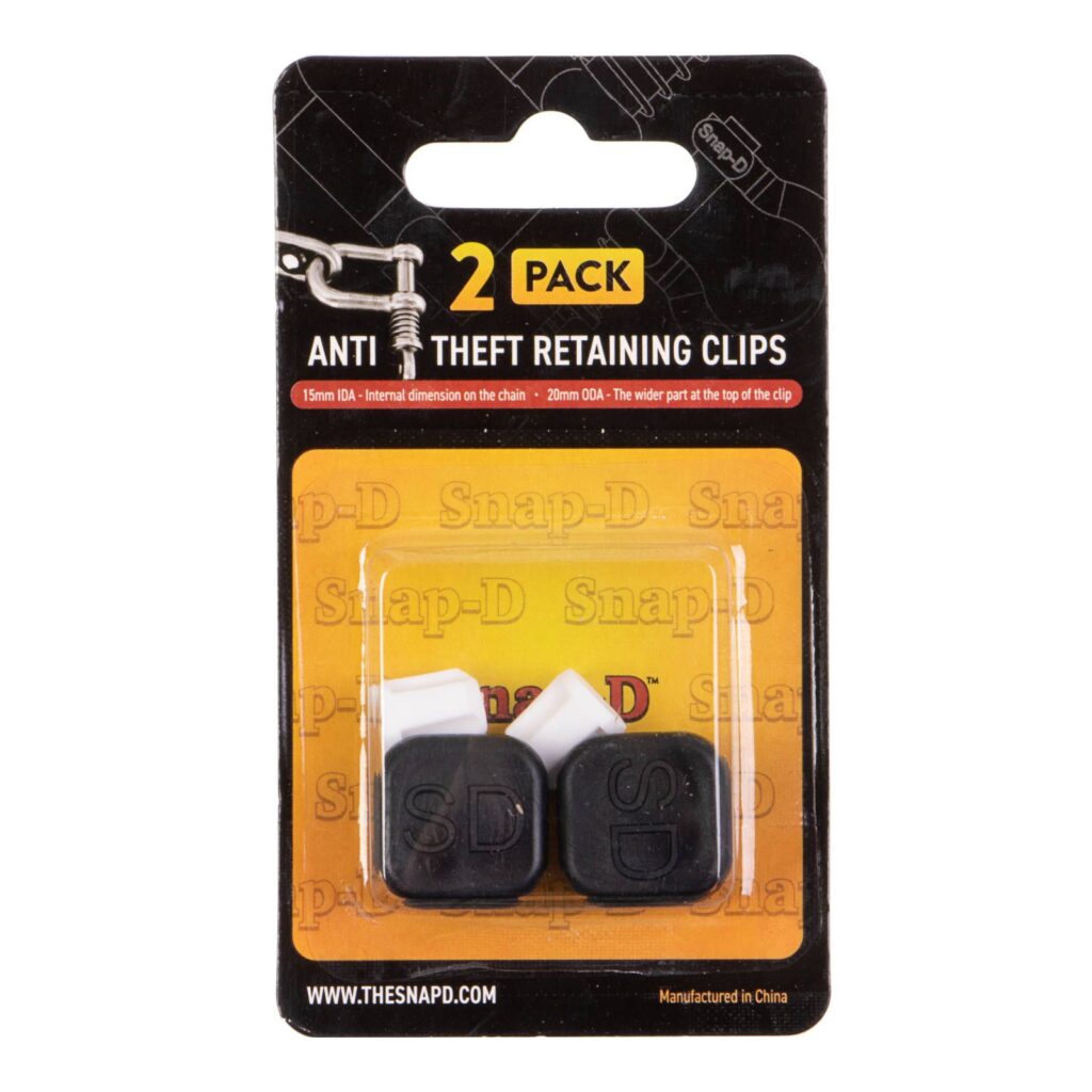 SNAP-D 2 PACK ANTI THEFT RETAINING CLIP