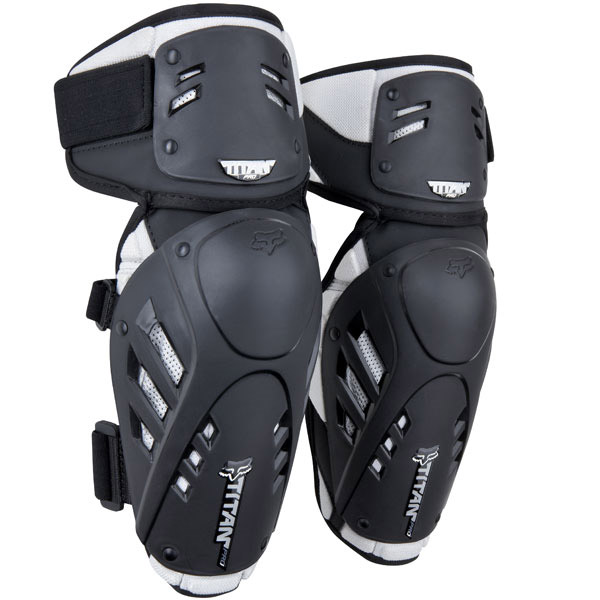 Fox Titan Pro Performance Elbow Guards Black/Silver