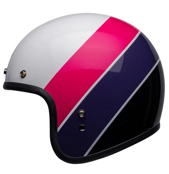 Bell Custom 500 Open Face Helmet Riff Pink/Purple