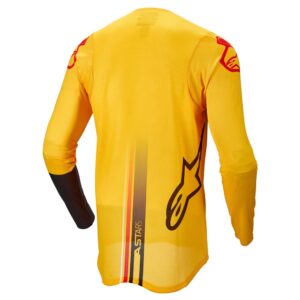 Alpinestars Supertech Blaze Motocross Jersey Warm Yellow/Black/Red Fluoro - Image 2