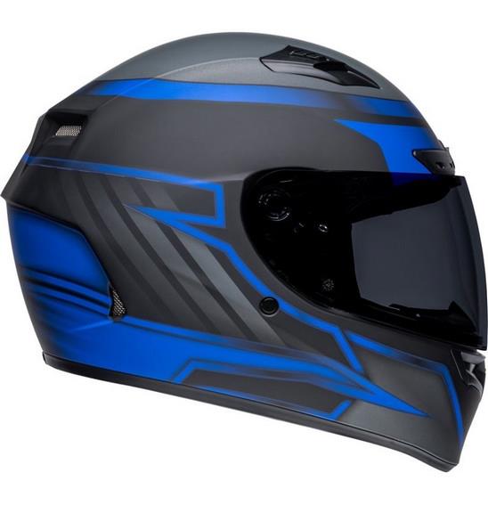 Bell Qualifier DLX Mips Raiser Road Helmet Matte Black/Blue