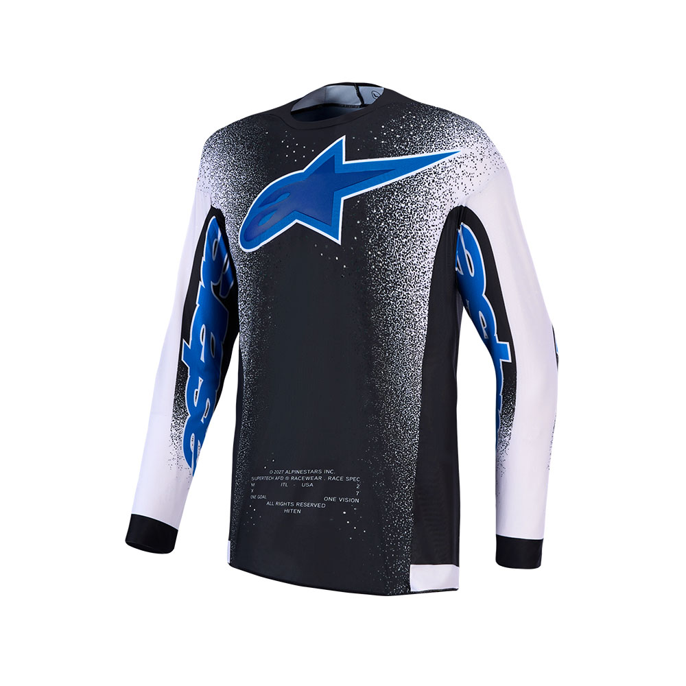 Supertech AFD Hiten Jersey Black/Light Lilac/Blithe Blue S - Image 1