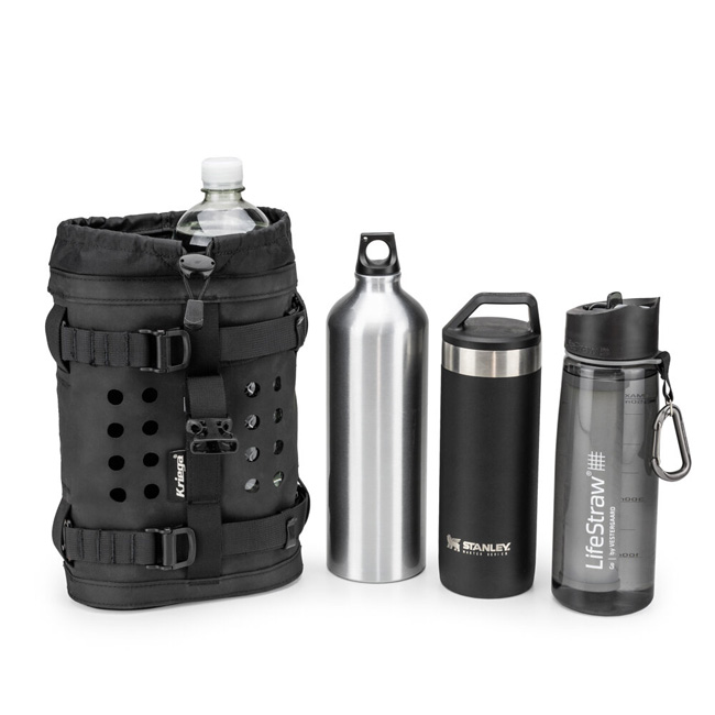 OS Bottle Holder Kriega holds 2x 1lt bottles fire ext