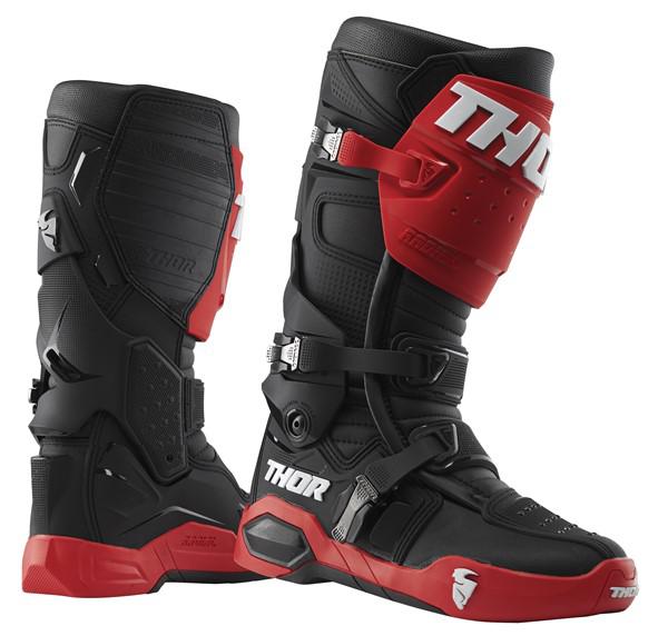 Thor Radial Motocross Boots Red/Black