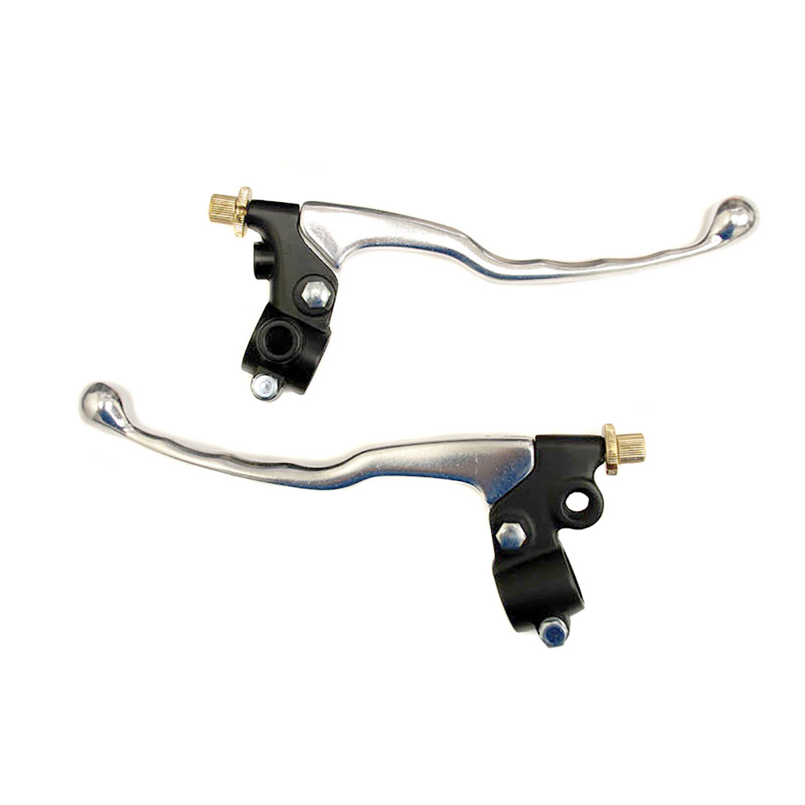 WHITES LEVER ASSY PAIR YSK W/MIRROR HOLE BLK - Image 1