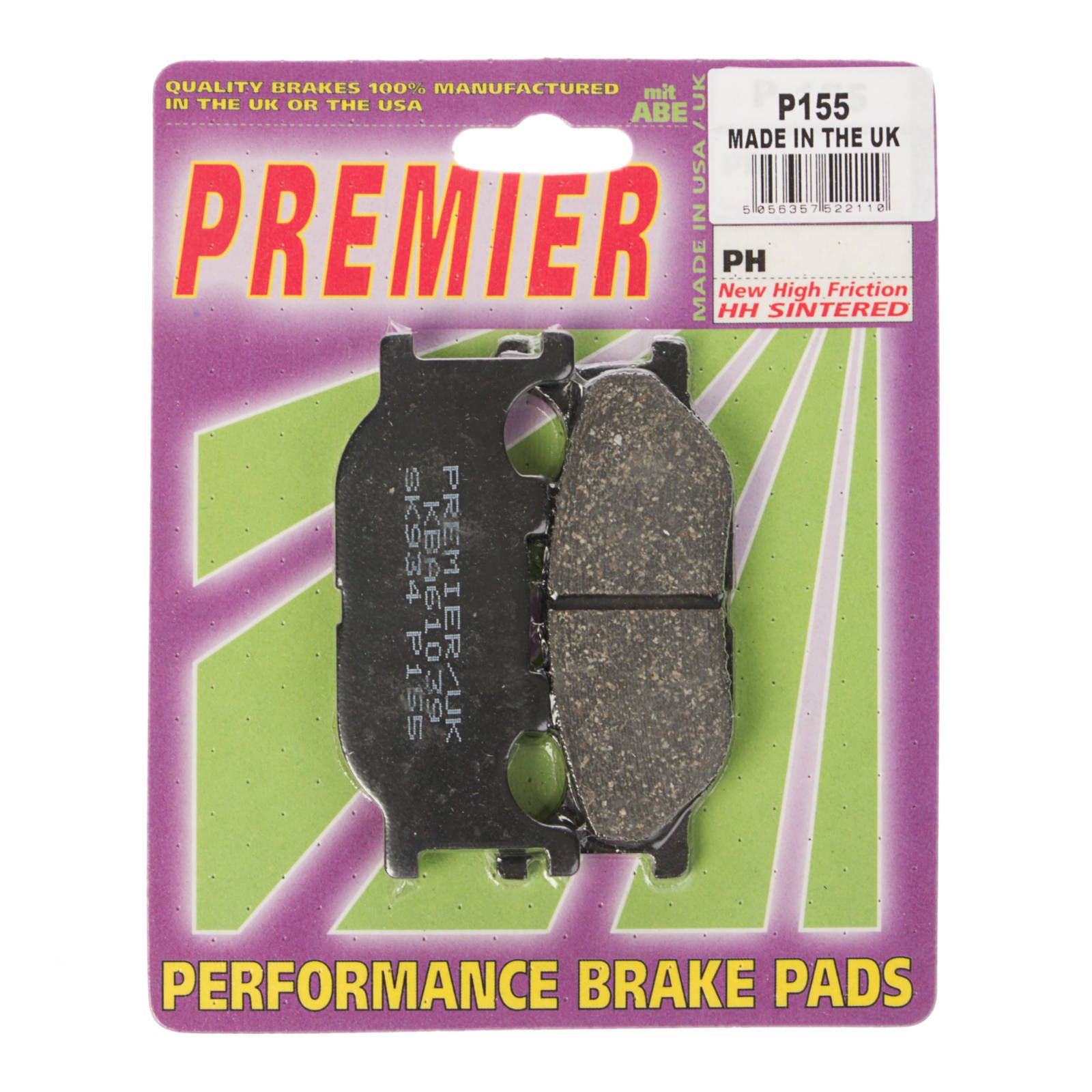 PREMIER BRAKE PADS P155 - YAM - Image 1