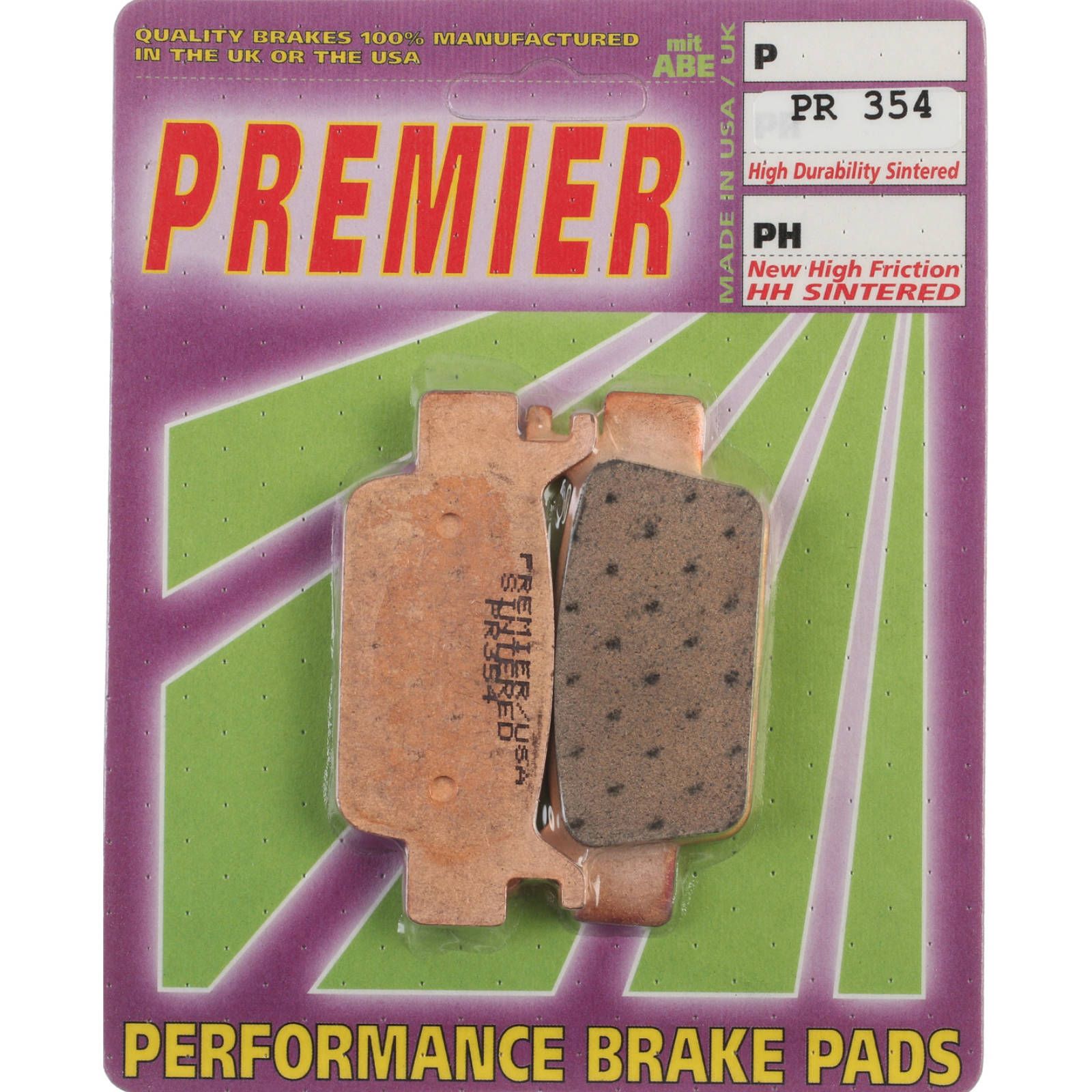 PREMIER BRAKE PADS FULL SINTERED TRX500/680 - Image 1