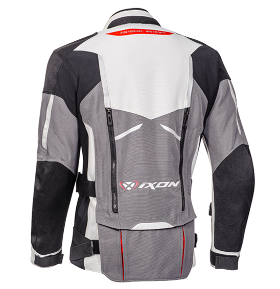 Ixon RAGNAR Adventure Jacket Black/ Grey/ Red