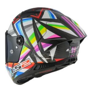 LS2 FF805 Thunder GP Aero Flash Road Helmet Black - Image 2