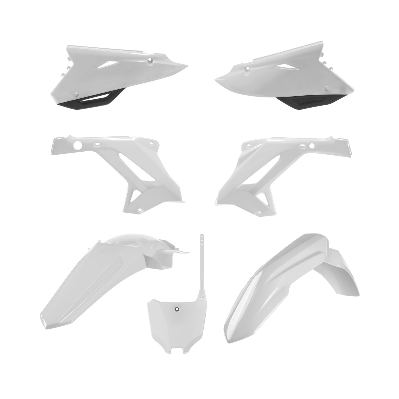 POLISPORT RESTYLING KIT HON CR125/250 02-07 CRF22 STYLE WHT - Image 1