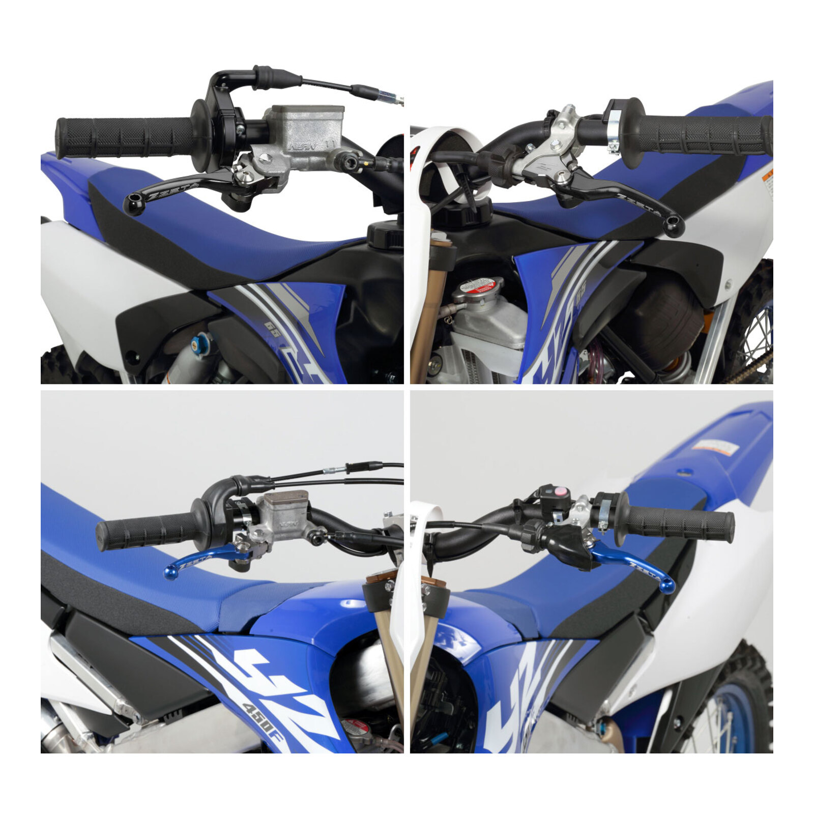 Zeta Pivot Lever Set FP - Kawasaki KX450F ('24-) - Black - Image 7