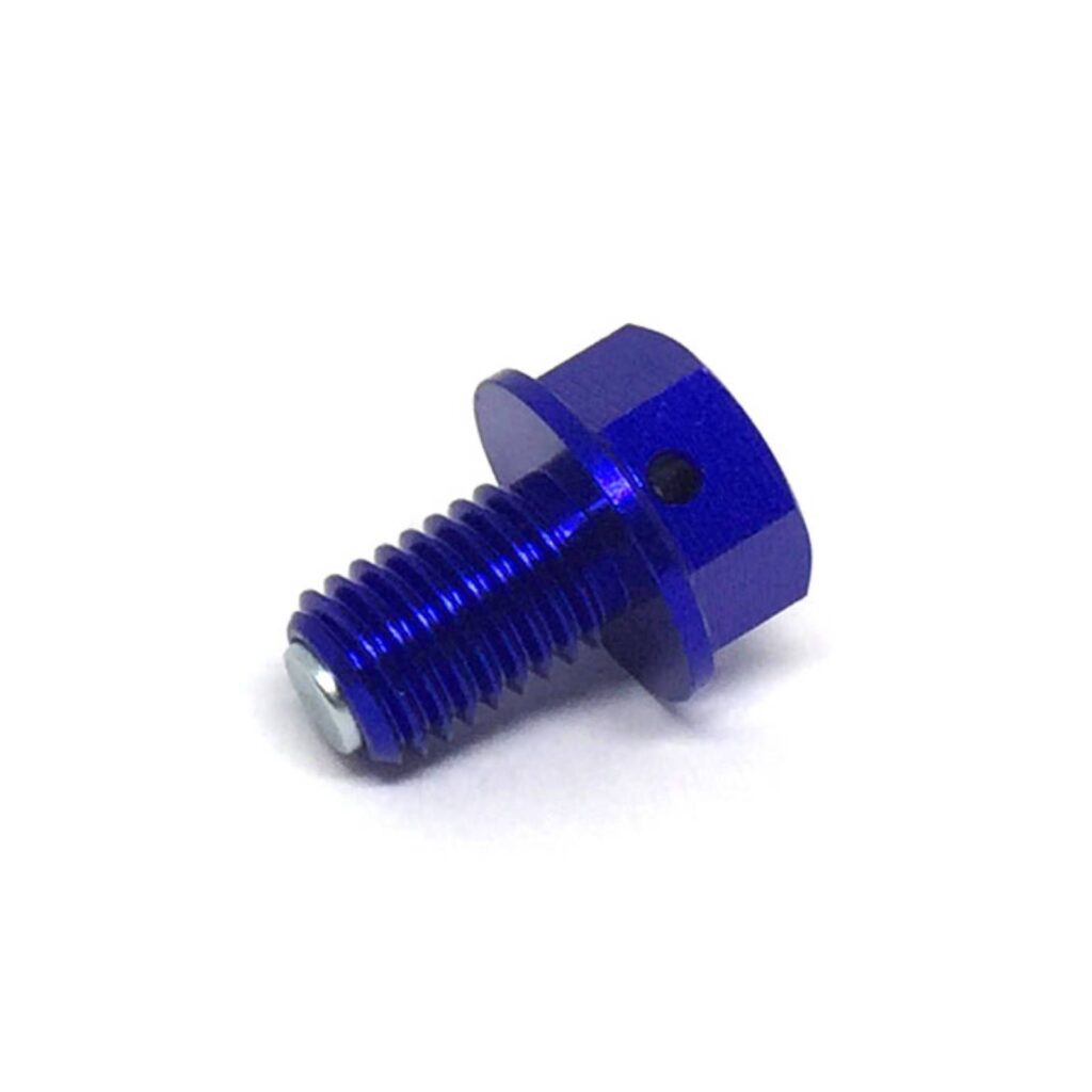 ZETA MAGNETIC DRAIN BOLT M10X15-P1.5 BLUE