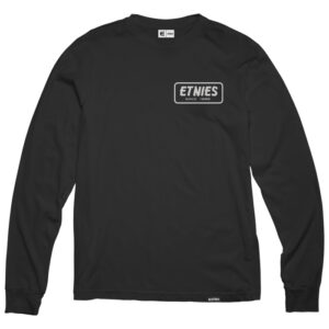 Etnies Quality Long Sleeve Tee Black/White - Image 2
