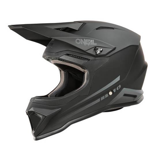 O'Neal 1SRS SOLID Motocross Helmet Youth - Black