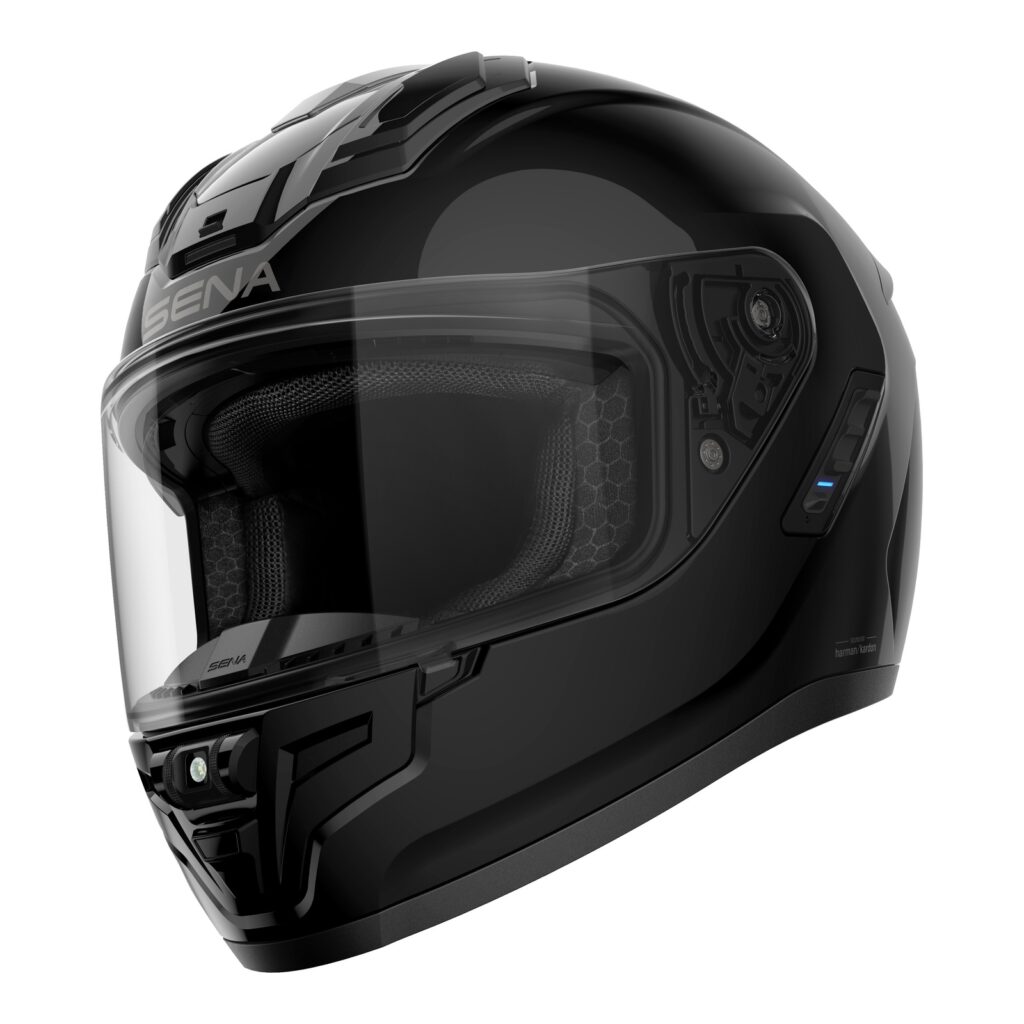 Sena Phantom Smart Road Helmet with Mesh Comms Gloss Black