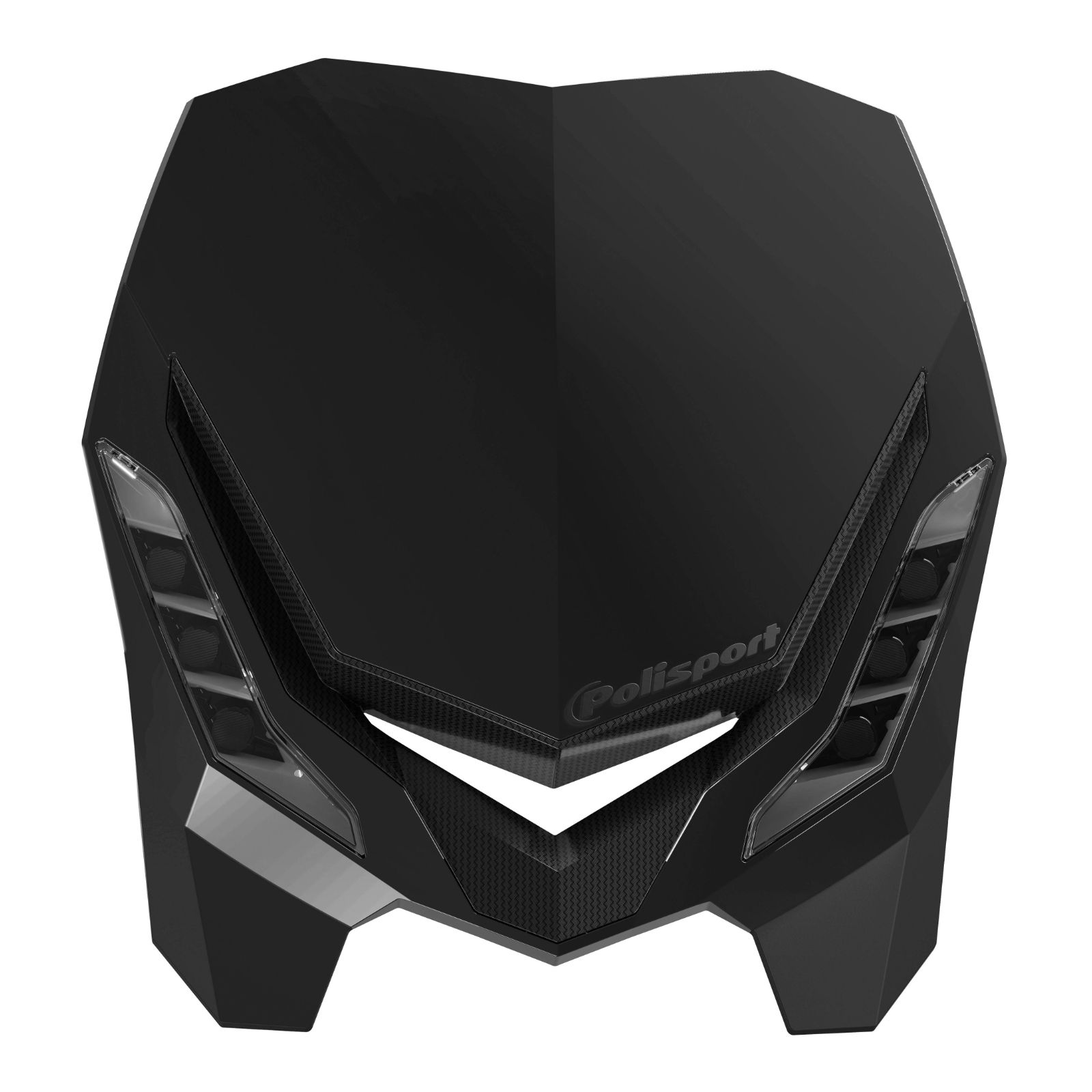 POLISPORT E-BLAZE HEADLIGHT BLACK/BLACK - Image 1