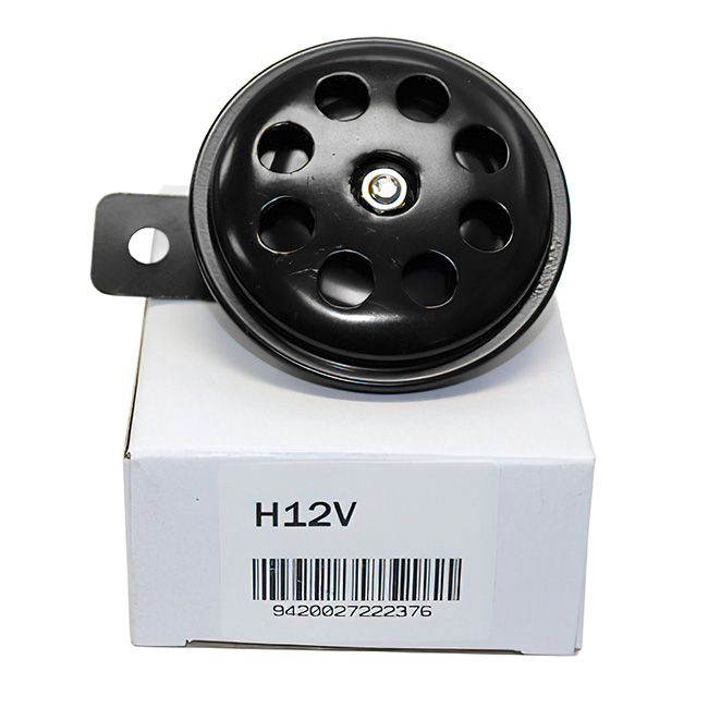 Horn 12V black 65mm 100db M7-2