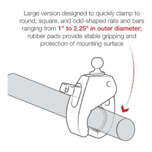 Ram Tough-Claw Large Clamp Base with Ball - Image 5