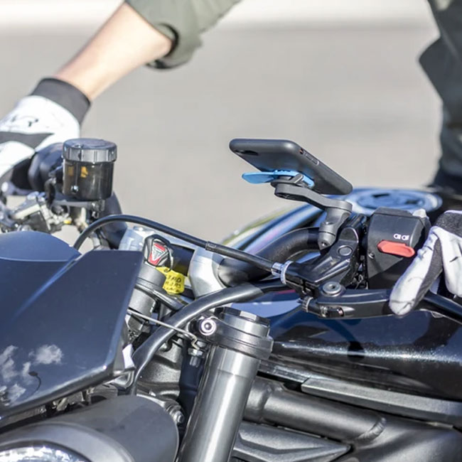 Motorcycle Extension Arm Quad Lock