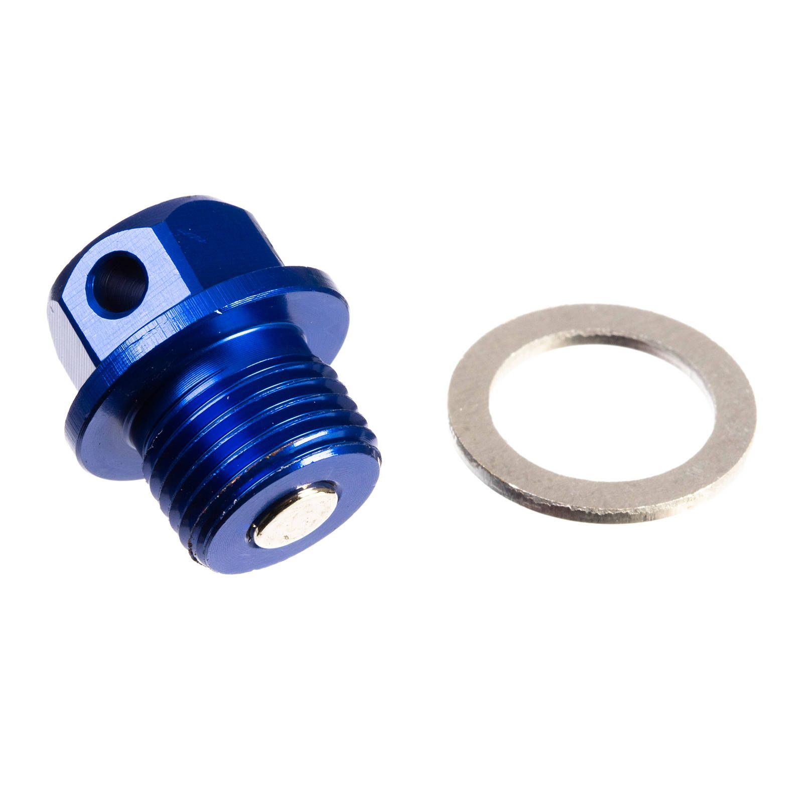 WHITES MAGNETIC SUMP PLUG BLU M14 x 10 - P1.25 - Image 1