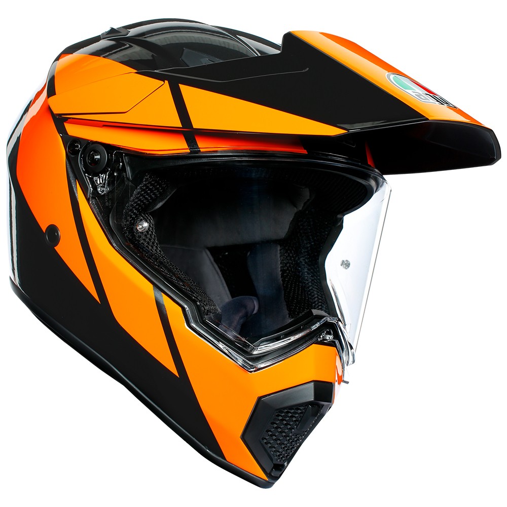 AGV AX9 Trail Adventure Helmet Gunmetal/Orange