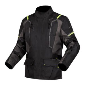 LS2 Narvik Road Jacket Grey/Black/Hi-Vis Yellow - Image 1
