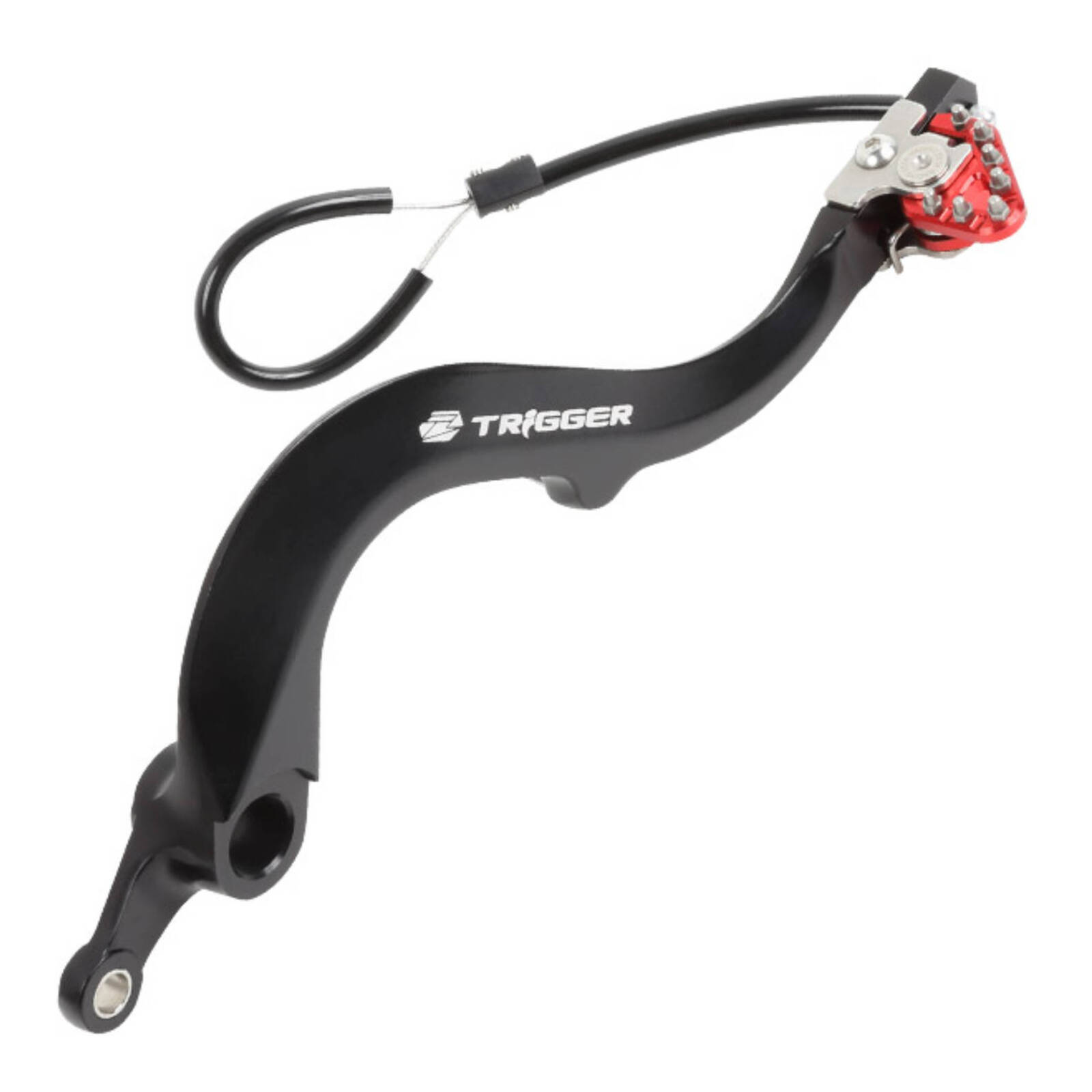 Zeta Trigger Brake Pedal Kawasaki KX450/F '16-20 Red - Image 1