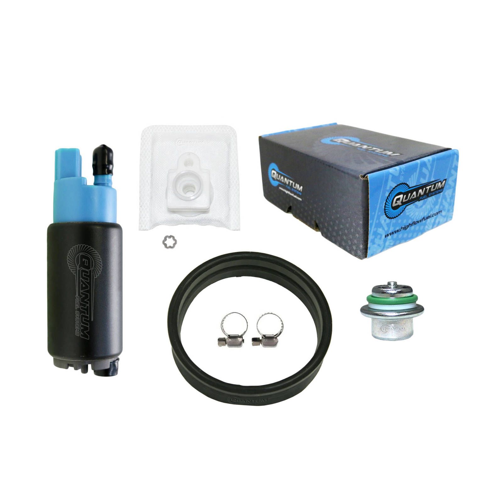 QUANTUM IN-TANK EFI FUEL PUMP W/REGULATOR, TANK SEAL,FILTER - Image 1