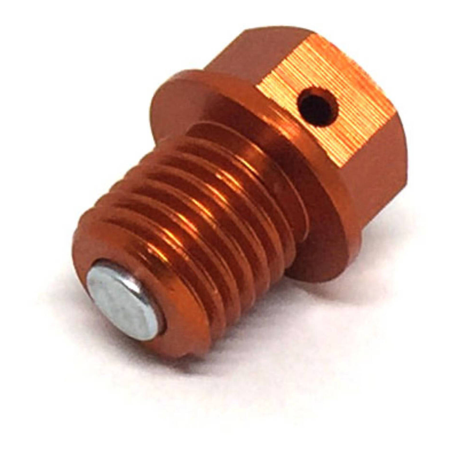 Zeta Magnetic Drain Bolt M12x1.5x12 - Orange - Image 1