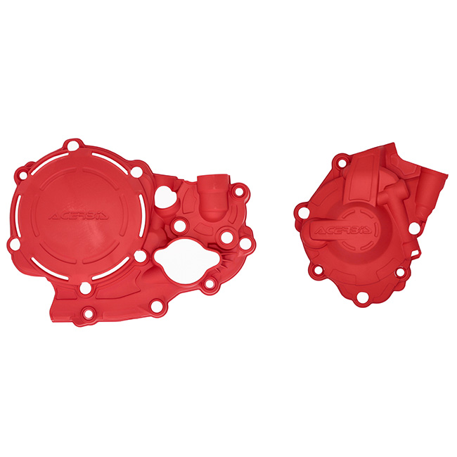 Acerbis X-power Engine Case Cover Kit Red CRF250R 18/21 [A]