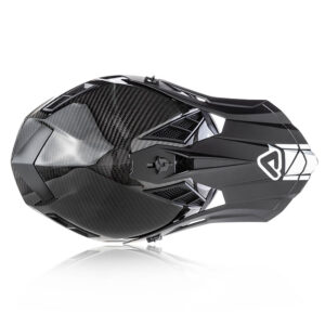 Acerbis Steel Carbon Motocross Helmet Black Silver - Image 4