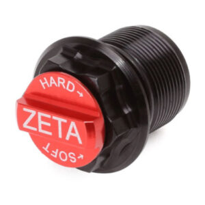 Zeta Front Fork Bottom Adjuster WP AER - Black/Red 1pc - Image 1