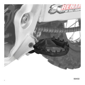 Zeta Max Foot Pegs KX – Black - Image 3