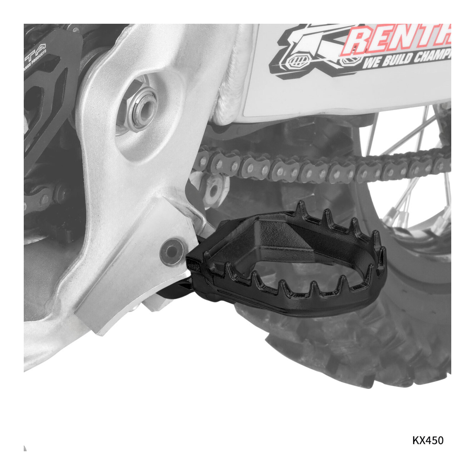 Zeta Max Foot Pegs KX – Black - Image 3
