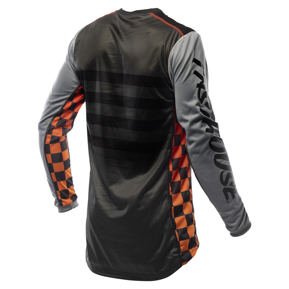 Fasthouse Youth Grindhouse Brute Motocross Jersey Gray/Black