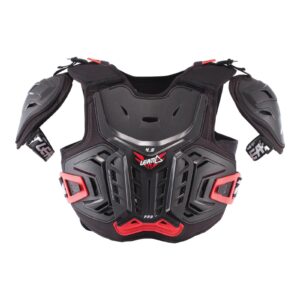 Leatt 4.5 Junior Chest Protector Pro - Black / Red - Image 1